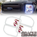 2011-2016 Ford F-250/F-350 LED Headlight Halo Kit (Square Ring Design)