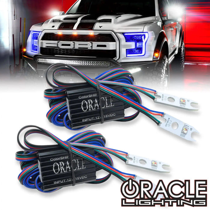 2015-2017 Ford F-150 ColorSHIFT Headlight DRL Upgrade Kit