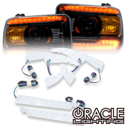 2014-2015 GMC Sierra ColorSHIFT Headlight DRL Upgrade Kit