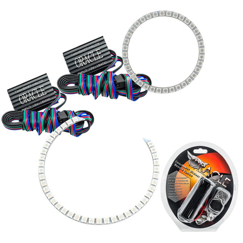 2008-2013 Suzuki GSXR 1000 LED Motorcycle Headlight Halo Kit - ColorSHIFT Halos