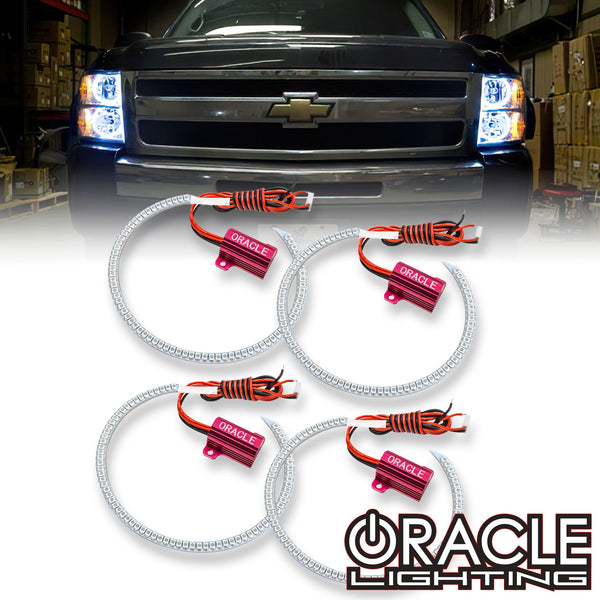 2007-2013 Chevy Silverado LED Headlight Halo Kit