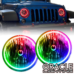 2007-2017 Jeep Wrangler JK LED Headlight Halo Kit