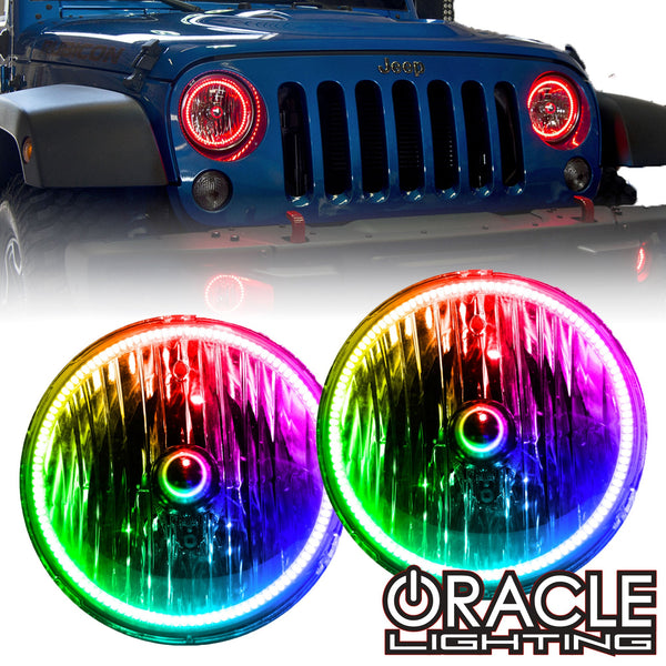 2007-2017 Jeep Wrangler JK LED Headlight Halo Kit