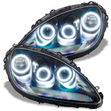 2005-2013 Chevrolet C6 Corvette ORACLE Triple Halo Headlight Kit with white halo rings