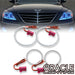 2009-2010 Hyundai Genesis LED Headlight Halo Kit