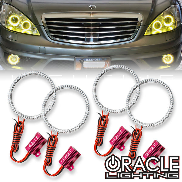 2007-2009 Mercedes S-Class LED Headlight Halo Kit