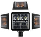 Deconstructed view of Multifunction LED Plow Headlight with Heated Lens.