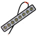 Front product view of 9.5" 48W Angled LED Scene Light Flush Mount Bar