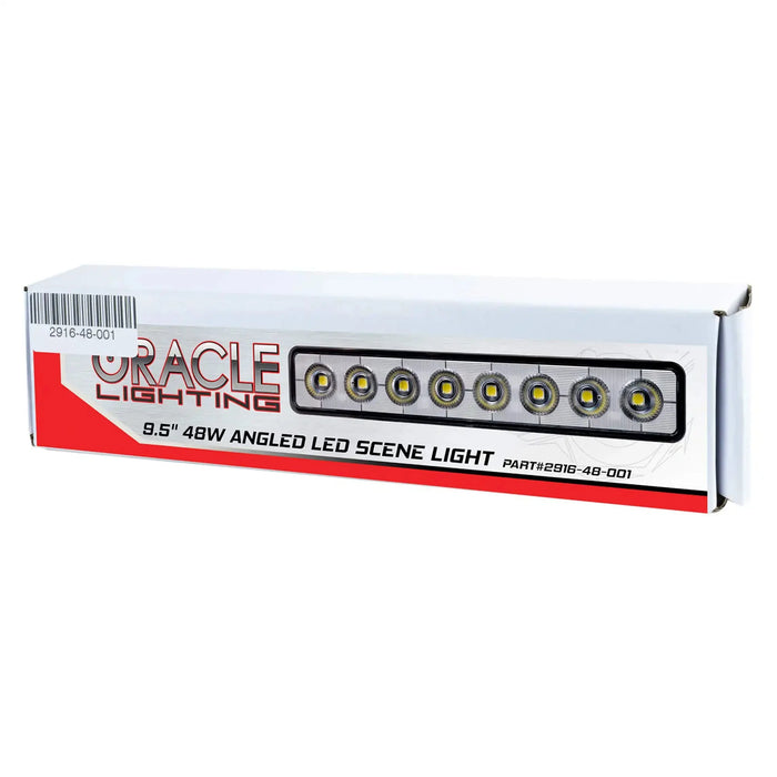 Packaging for 9.5" 48W Angled LED Scene Light Flush Mount Bar
