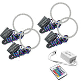 2006-2009 Range Rover HSE LED Headlight Halo Kit with Simple Controller.