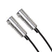 Close-up on two Fiber Optic LED Light Heads.