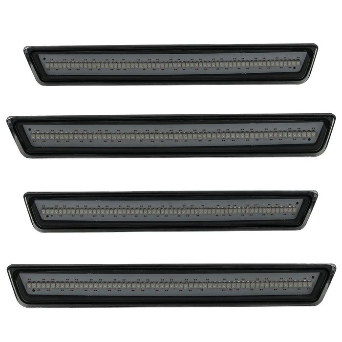 2015-2023 Dodge Challenger Concept Sidemarker Set with tinted lenses.