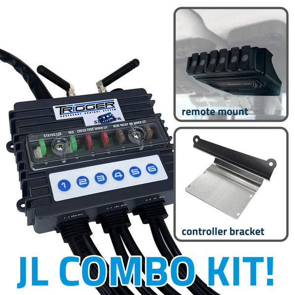 TRIGGER 6 SHOOTER Controller Jeep JL-JT Combo Kit