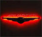 Gen I Chrysler Illuminated LED Rear Wing Emblem with red LEDs.