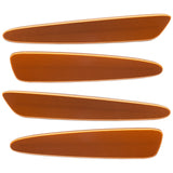 2005-2013 Chevrolet C6 Corvette Concept SMD Sidemarkers with burnt orange paint and ghost lenses.