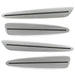 2005-2013 Chevrolet C6 Corvette Concept SMD Sidemarkers with bright silver paint and tinted lenses.