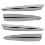 2005-2013 Chevrolet C6 Corvette Concept SMD Sidemarkers with bright silver paint and tinted lenses.