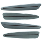2005-2013 Chevrolet C6 Corvette Concept SMD Sidemarkers with silver paint and tinted lenses.
