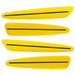 2005-2013 Chevrolet C6 Corvette Concept SMD Sidemarkers with bright yellow paint and tinted lenses.