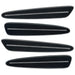 2005-2013 Chevrolet C6 Corvette Concept SMD Sidemarkers with black metallic paint and clear lenses.