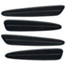 2005-2013 Chevrolet C6 Corvette Concept SMD Sidemarkers with black metallic paint and tinted lenses.
