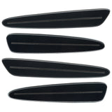 2005-2013 Chevrolet C6 Corvette Concept SMD Sidemarkers with black metallic paint and tinted lenses.