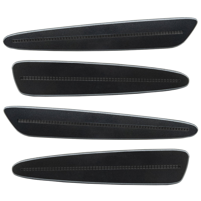 2005-2013 Chevrolet C6 Corvette Concept SMD Sidemarkers with dark gray metallic paint and tinted lenses.