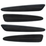 2005-2013 Chevrolet C6 Corvette Concept SMD Sidemarkers with dark gray metallic paint and tinted lenses.