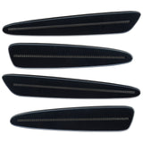 2005-2013 Chevrolet C6 Corvette Concept SMD Sidemarkers with dark gray paint and tinted lenses.