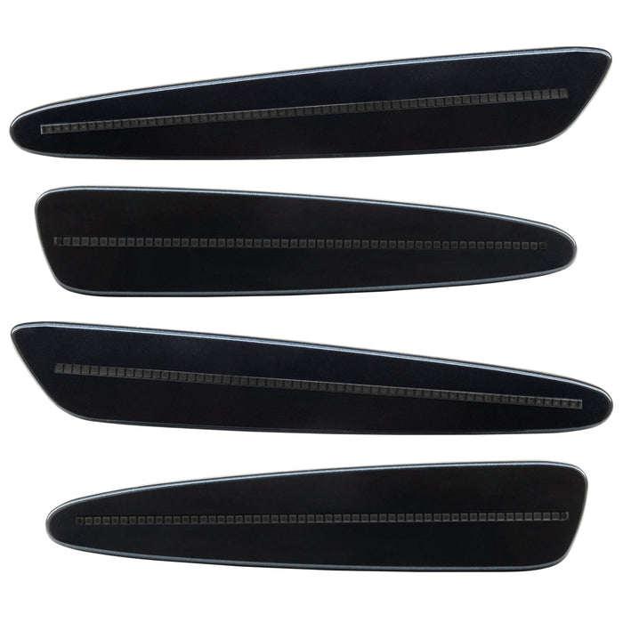 2005-2013 Chevrolet C6 Corvette Concept SMD Sidemarkers with black paint and tinted lenses.