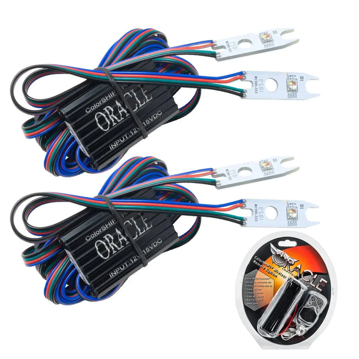 2015-2017 Ford F-150 ColorSHIFT Headlight DRL Upgrade Kit with RF Controller.