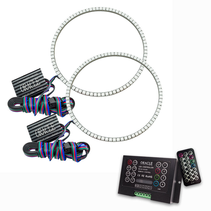 Universal 7" Round Exterior Surface Mount LED Halo Kit with 2.0 Controller.
