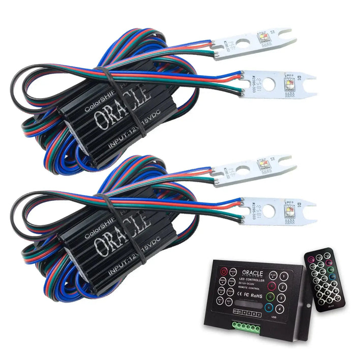 2015-2017 Ford F-150 ColorSHIFT Headlight DRL Upgrade Kit with 2.0 Controller.