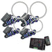 2009-2013 Nissan GTR LED Headlight Halo Kit with 2.0 Controller.