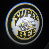 Projection of the Super Bee logo.