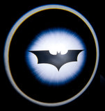 Projection of the bat symbol.