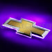 2016-2019 Chevrolet Camaro Illuminated Rear Bowtie Emblem with purple LEDs.