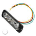 4 LED Slim Strobe Light- Flush Lighthead with white LED