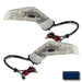 2005-2013 Chevrolet C6 Corvette Concept LED Side Mirrors with blue paint swatch.