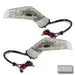 2005-2013 Chevrolet C6 Corvette Concept LED Side Mirrors with silver paint swatch.