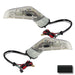 2005-2013 Chevrolet C6 Corvette Concept LED Side Mirrors with dark grey paint swatch.
