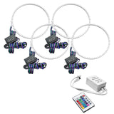 2000-2006 GMC Denali LED Headlight Halo Kit with Simple Controller.
