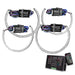 2015-2023 Dodge Challenger LED Surface Mount Headlight Halo Kit with 2.0 Controller.