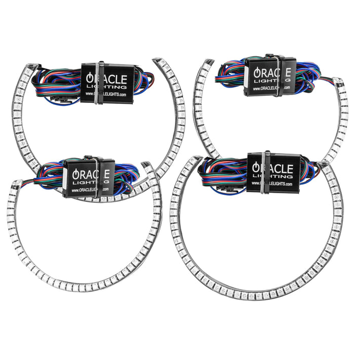 2015-2023 Dodge Challenger LED Surface Mount Headlight Halo Kit - ColorSHIFT