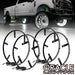 ColorSHIFT RGB+W LED Illuminated Wheel Rings.
