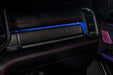 TRX interior dashboard with blue LED lighting