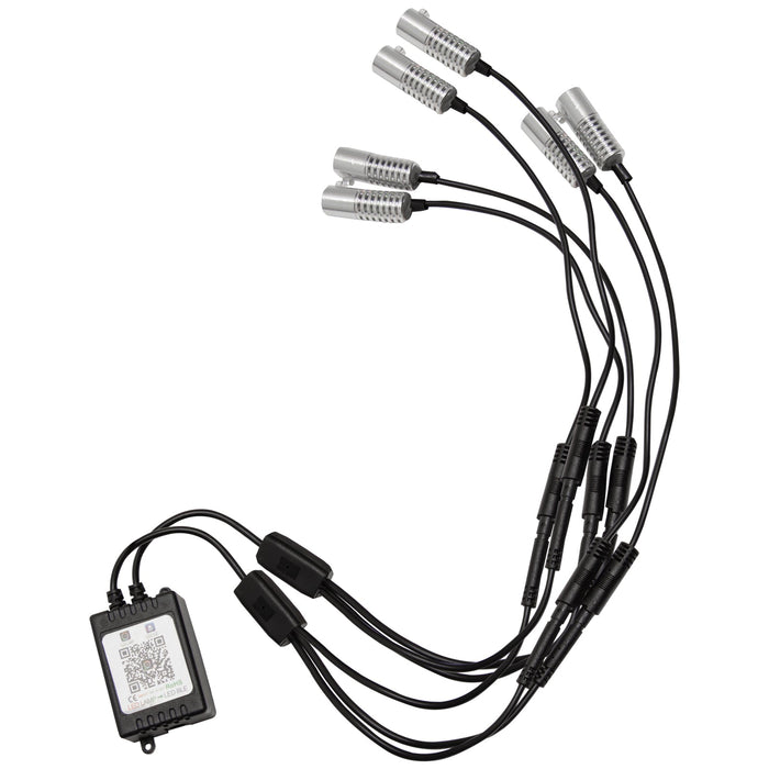6 Fiber Optic LED Light Heads