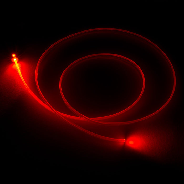 Red Fiber Optic Cable
