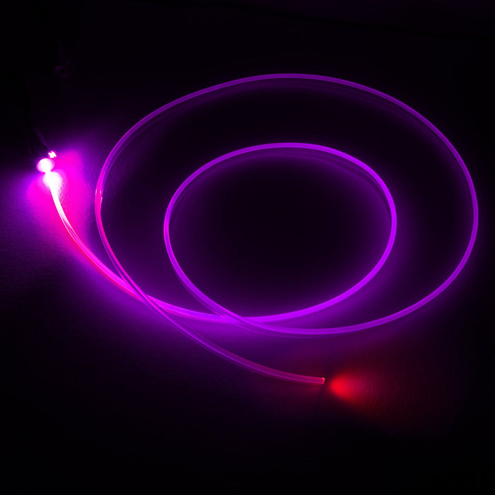 Pink Fiber Optic Cable
