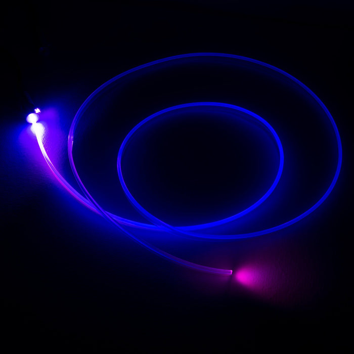 Purple Fiber Optic Cable